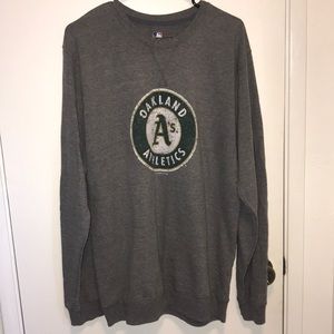 Plus size Sz.2x Oakland Athletics Grey Sweater